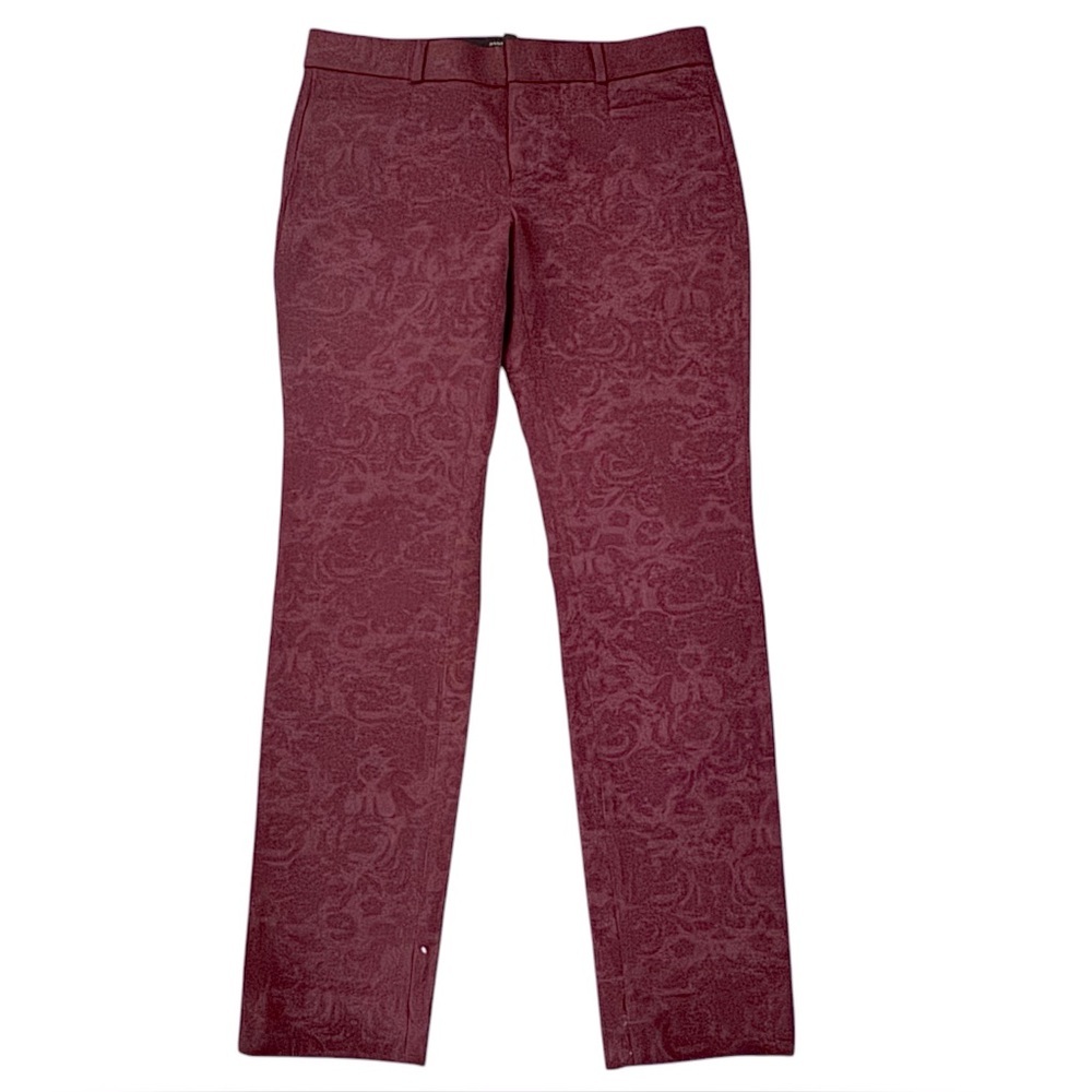 NWOT Banana Republic Size 2 Purple Prune Rayon-Cotton-Spandex Pants Pockets